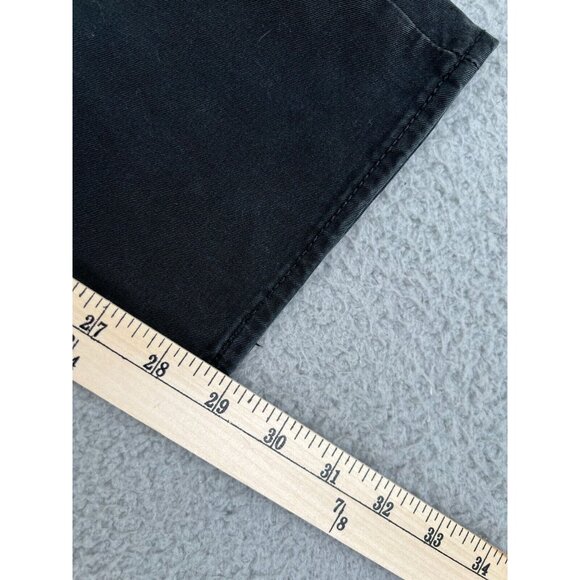 Levi’s Premium Stretch Slim Taper Jeans Black Big E 32x32 (Actual 30x29) USA - Picture 10 of 13